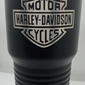 Harley Davidson Logo - Polar Camel Stainless Steel Tumbler - 30 oz - Black