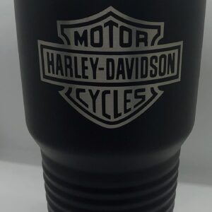 Harley Davidson Logo - Polar Camel Stainless Steel Tumbler - 30 oz - Black