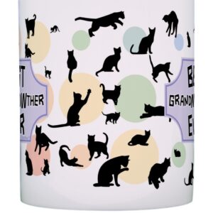 Cat Themed Gifts Best Grandmeowther Cat Cup Cat Related Gifts Cat Grandma Coffee Mug Tea Cup Multi