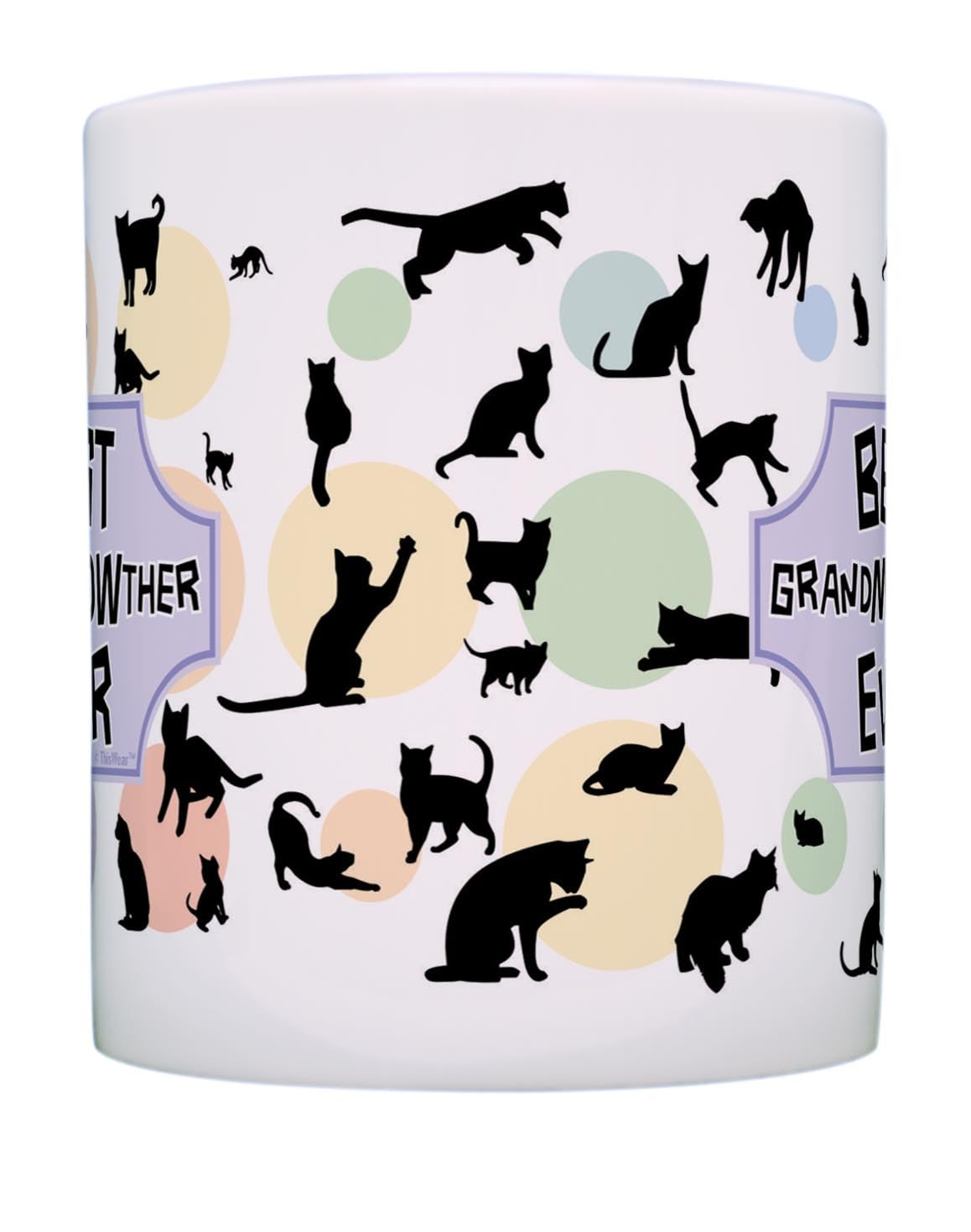 Cat Themed Gifts Best Grandmeowther Cat Cup Cat Related Gifts Cat Grandma Coffee Mug Tea Cup Multi