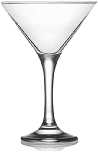 epure Milano Collection 12 Piece Stemmed Martini Glass Set - For Drinking Martinis, Manhattans, Vodka, Gin, and Cocktails (Martini Glass (6 oz))