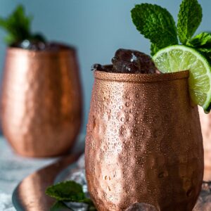 Kosdeg Copper Cups - 12 Oz set of 4 - A Unique Way To Enjoy Wine - The Perfect Pure Copper Tumbler for Water - Copper Drinking Cups Better Than Glasses or Plastic - Moscow Mule Copper Cup For Drinking