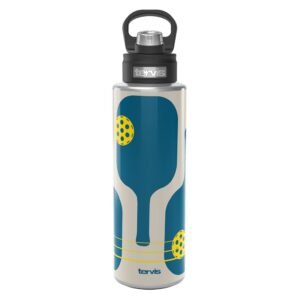 tervis pickleball pro water, 40oz wide mouth bottle, stainless steel