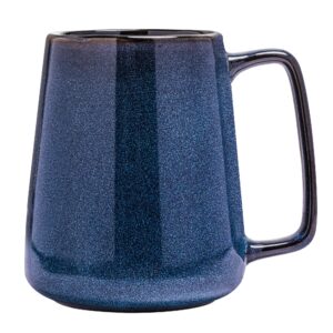 tsreinh extra large ceramic coffee mug,24 oz,oversized tea cup for home and office,with big handle,dishwasher and microwave safe (24 oz blue)