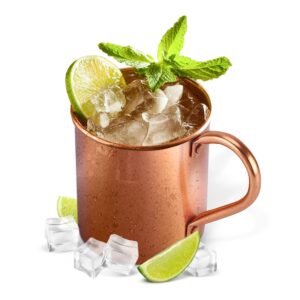 moscow mule copper mug by solid copper - authentic moscow mule mugs unlined 16 oz
