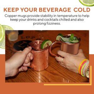 Moscow Mule Copper Mug by Solid Copper - Authentic Moscow Mule Mugs Unlined 16 oz