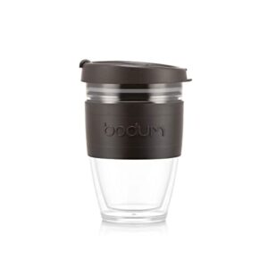 bodum, 8 oz. joy cup double wall travel mug, black
