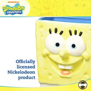 Silver Buffalo SpongeBob SquarePants 3D Sculpted Ceramic Mug, 20 Ounces