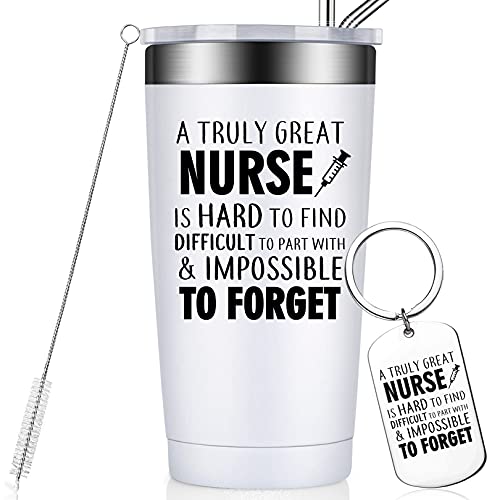 BIRGILT Nurse Gifts For Women - Nurse Appreciation Gifts - Nurses Week Gifts - Nurses Day 2023 Gifts - 20oz A Truly Great Nurse is Hard to Find Tumbler