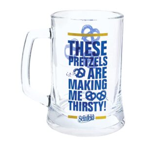 paladone seinfeld beer stein these pretzels are making me thirsty | officially licensed seinfeld merchandise