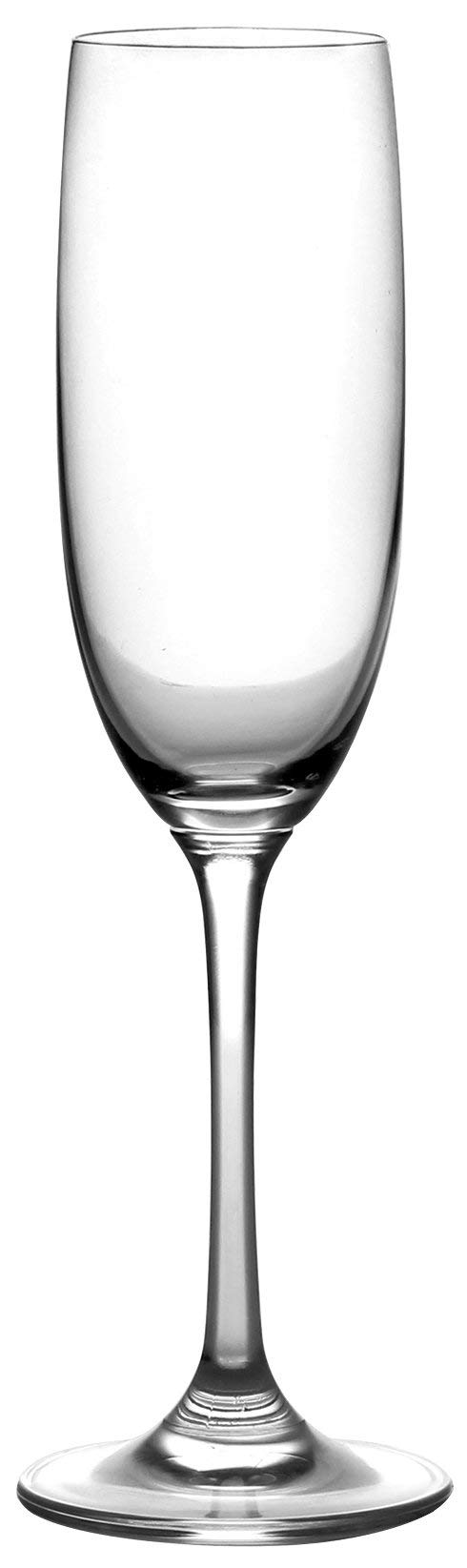 Amlong Crystal Lead-Free Champagne Flutes Glasses, Normal Stem, Set of 4