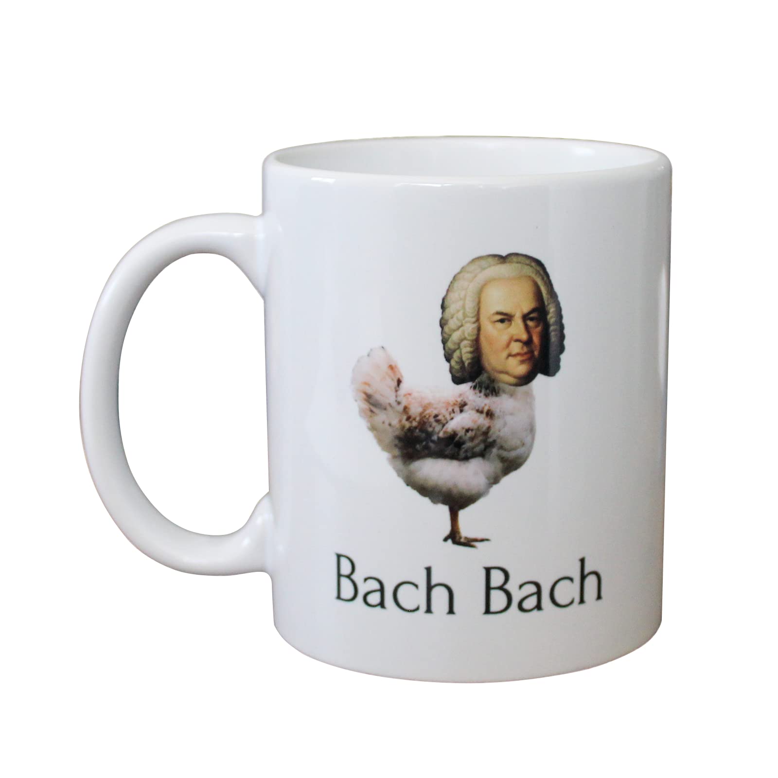 Funny Classical Music Coffee Mug - Bach Bach - Musician Gifts for Classical Music Lovers and Music Teachers