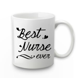 wenssy nurse gifts best nurse ever mug gifts for nurse graduation gifts for nurse practitioner nursing students nurse friends coworker 11 ounce with gift box