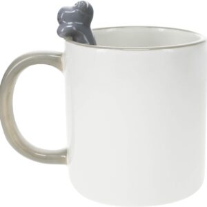 Pavilion Gift Company You're Kind Of A Big Deal-Hippo Gray 17oz Dolomite Coffee Cup Mug, 1 Count (Pack of 1)