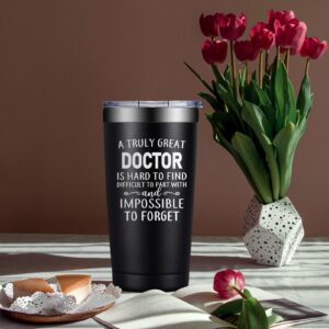 DOEARTE Doctor Gifts for Men - Doctor Appreciation Gifts - A Truly Great Doctor Is Hard to Find - Doctor Day, Graduation Gifts for Doctor, Physician, Dr - 20oz Insulated Tumbler