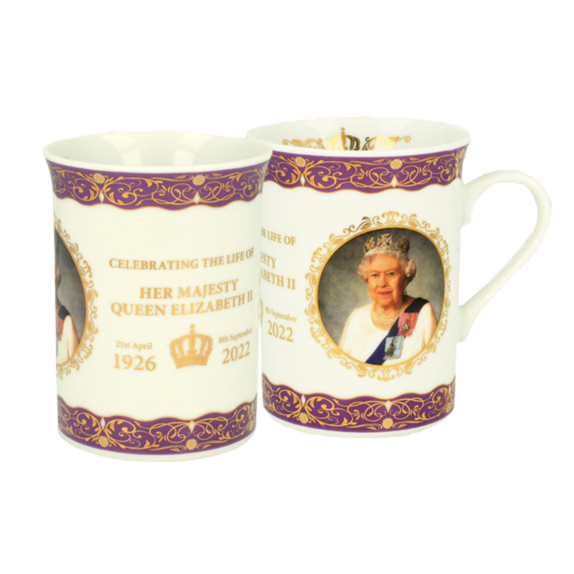 Elgate Queen Elizabeth II Commemorative Lippy Mug Coffee Tea Cup