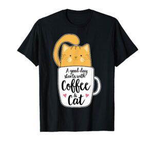 funny orange cat coffee mug cat lover t-shirt