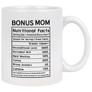 mom coffee mug mom nutritional facts mugs for mom from daughter son funny mom coffee mug for mom for women mom coffee cups 11 oz white