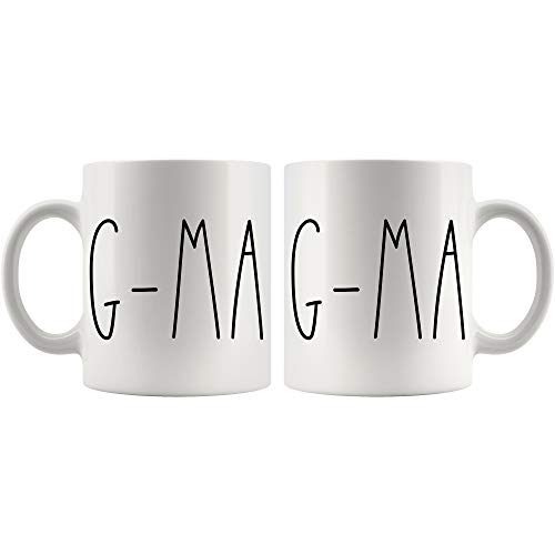 G-Ma Mug, G-Ma Mug Gifts for Christmas Coffee Cup, Birthday Gift, Mother's Day/Father's Day, Family Coffee Mug For Birthday Present For The Best G-Ma Ever Coffee Cup 11oz