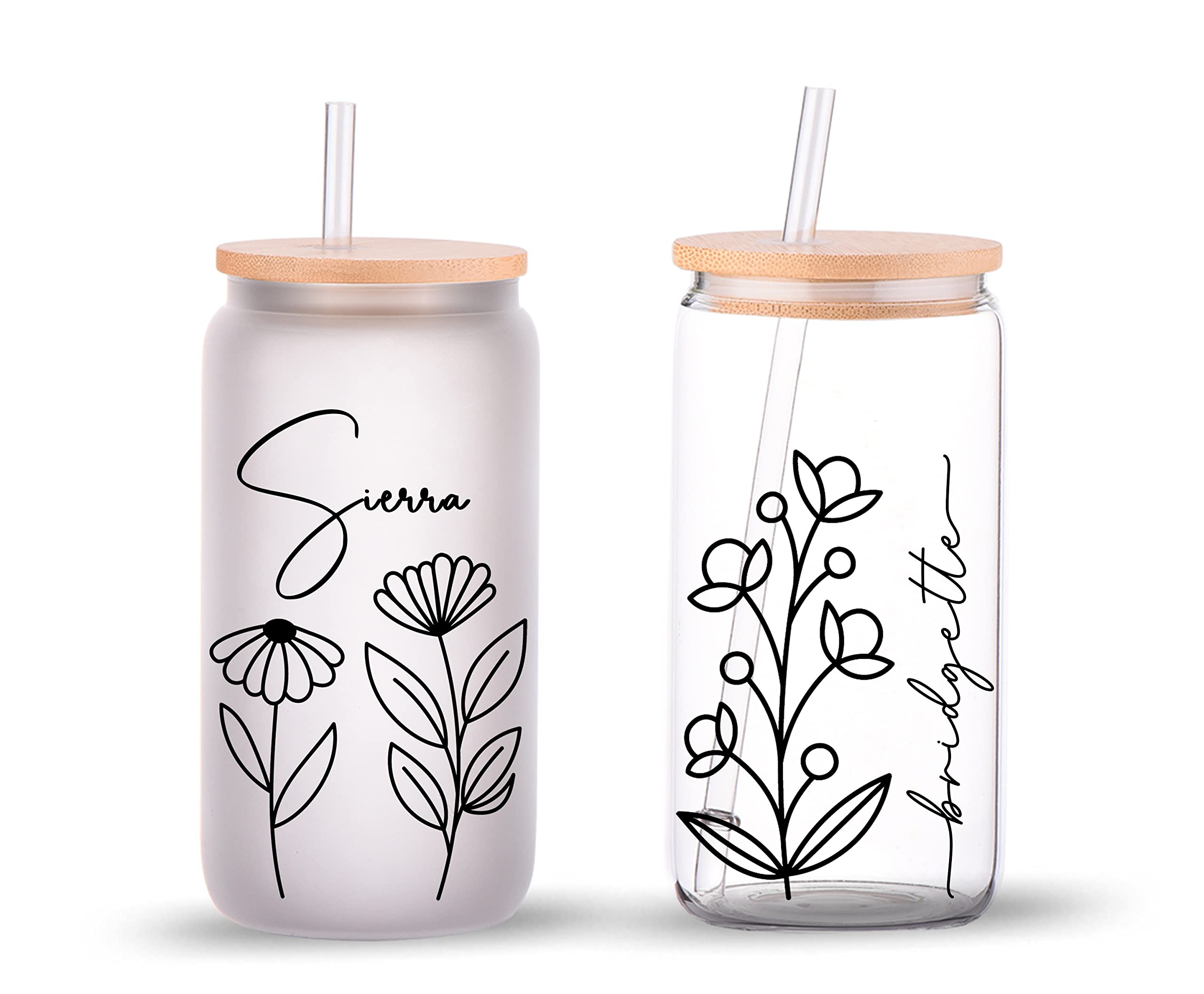 Grifil Zero Bridesmaid Gifts, Bridesmaid Proposal, Future Mrs, Customized Glass Tumbler, Frosted Glass Tumbler, Bamboo Lid Coffee Cup, Maid Of Honor Gift