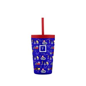 IRON °FLASK Kids Tumblers with Lids & Straws Cup - Double Walled, Drinking Cup Vacuum Insulated Stainless Steel Cups for Hot & Cold Drinks - Non-Slip, Splash & Spill Proof, 12 Ounces