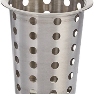 Winco FC-SS Flatware Cylinder, Stainless Steel Medium