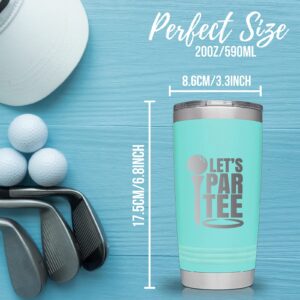 Onebttl Golf Gifts for Men, Funny Golf Gifts for Men 20oz Tumbler, Golf Dad Gifts, Fathers Day Golf Gifts, Birthday Gifts, Gifts for Golf Lovers - Teal - Let's Partee