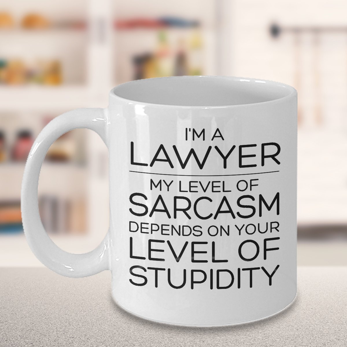 MB10 PROUD GIFTS Funny Lawyer Coffee Mug, I'm A Lawyer Sarcasm Novelty Cup, Lawyer Gifts For Women Men, Best Future New Attorney Mug, Unique Graduation Birthday Christmas Gifts For Lawyer