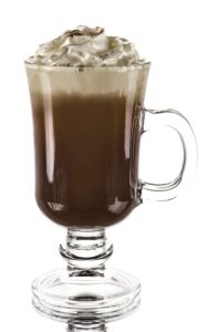red co. original footed clear glass irish coffee mug, set of 6-7.75 ounce