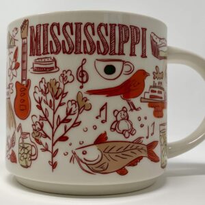 Starbucks MISSISSIPPI BEEN THERE SERIES ACROSS THE GLOBE COLLECTION Ceramic Coffee Mug