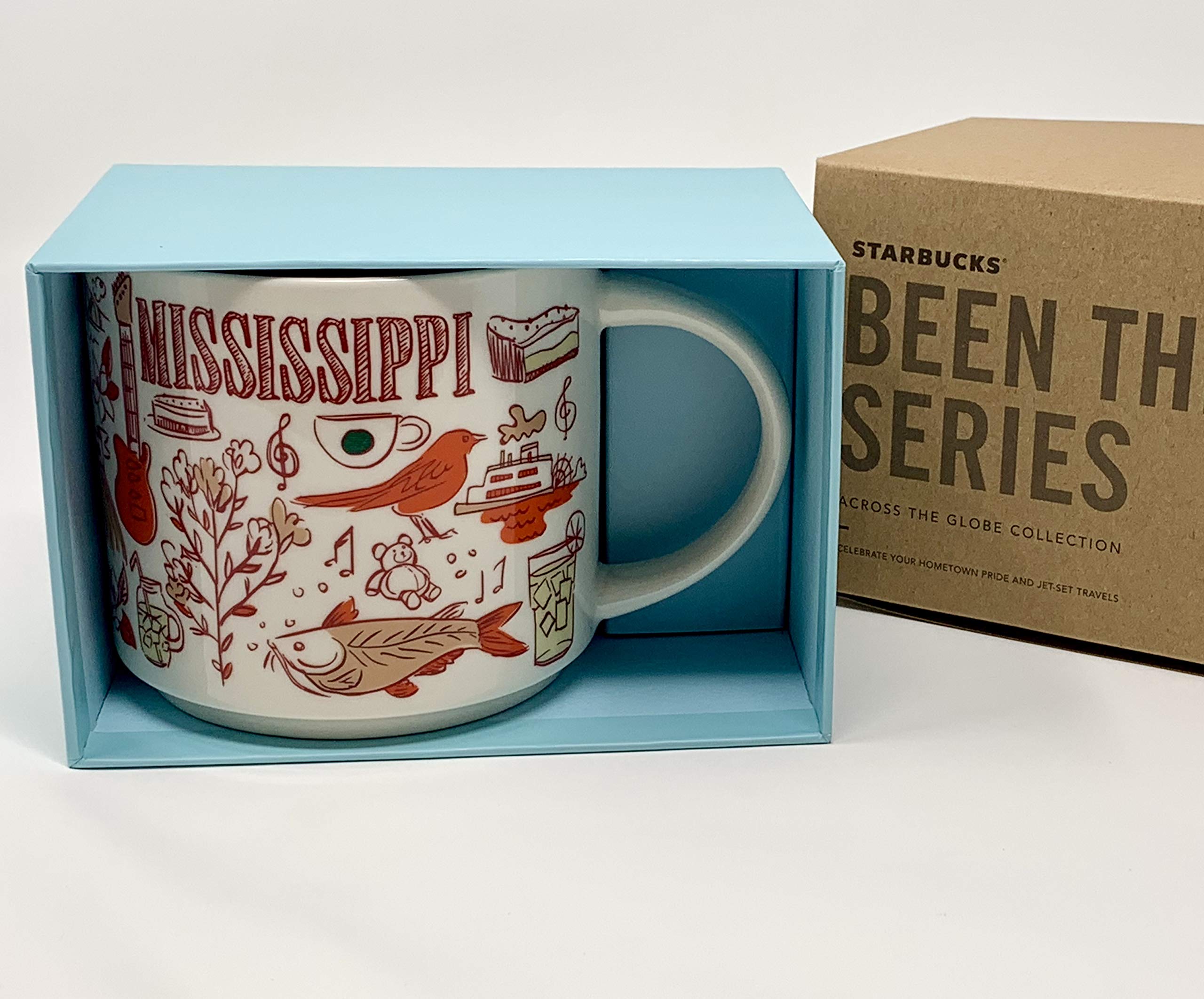 Starbucks MISSISSIPPI BEEN THERE SERIES ACROSS THE GLOBE COLLECTION Ceramic Coffee Mug