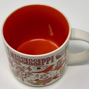 Starbucks MISSISSIPPI BEEN THERE SERIES ACROSS THE GLOBE COLLECTION Ceramic Coffee Mug