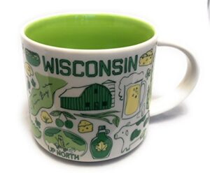 starbucks wisconsin been there series across the globe collection coffee mug 14 ounce