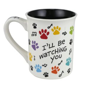 Enesco Our Name is Mud Every Snack You Make Pet Dog Coffee Mug, 16 Ounce, Multicolor