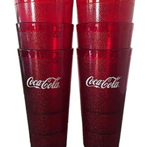 Supply Depot Coca Cola Restaurant Red Plastic Tumblers 16oz Carlisle, pack of 6