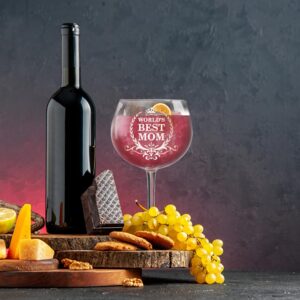NewEleven Gifts For Mom - Gifts For Mom From Daughter, Son, Kids - Unique Birthday Gifts For Mom, Mother, Wife, New Mom, Bonus Mom, Pregnant Mom - Funny Gifts Ideas For Mom - 22 Oz Wine Glass