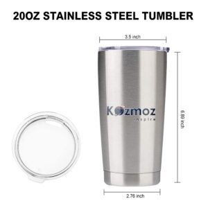 Kozmoz Inspire It's Not A Dad Bod It's A Fathor Figure Father's Day Gift From Daughter, Son Wife Christmas Gifts For Dad Birthday Gift Tumbler 20oz