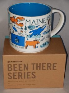 starbucks maine coffee mug been there series across the globe collection