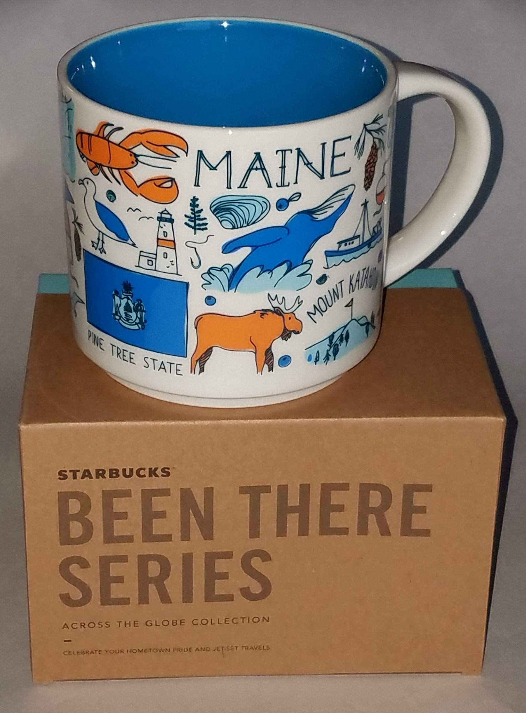 Starbucks Maine Coffee Mug Been There Series Across the Globe Collection