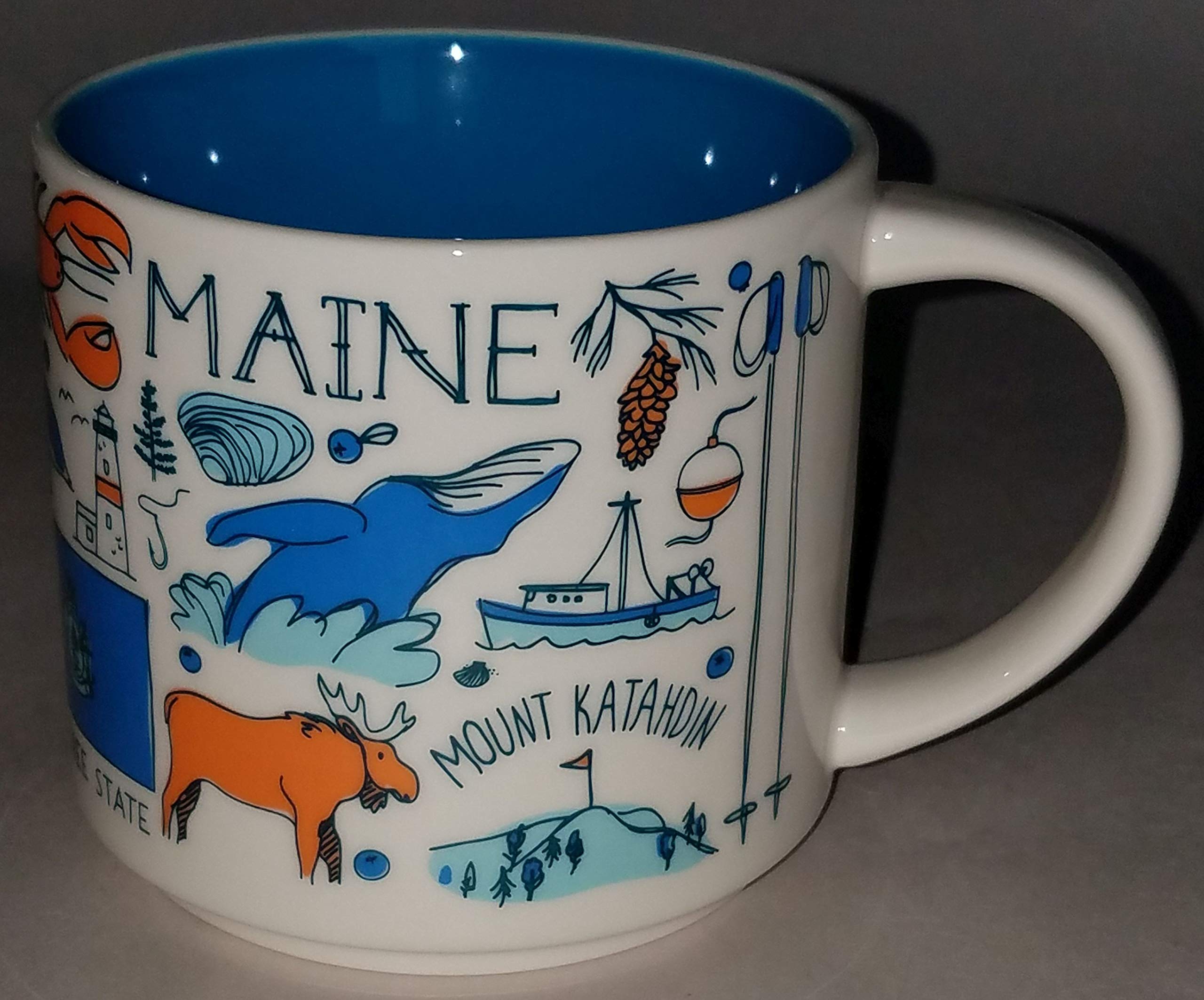 Starbucks Maine Coffee Mug Been There Series Across the Globe Collection