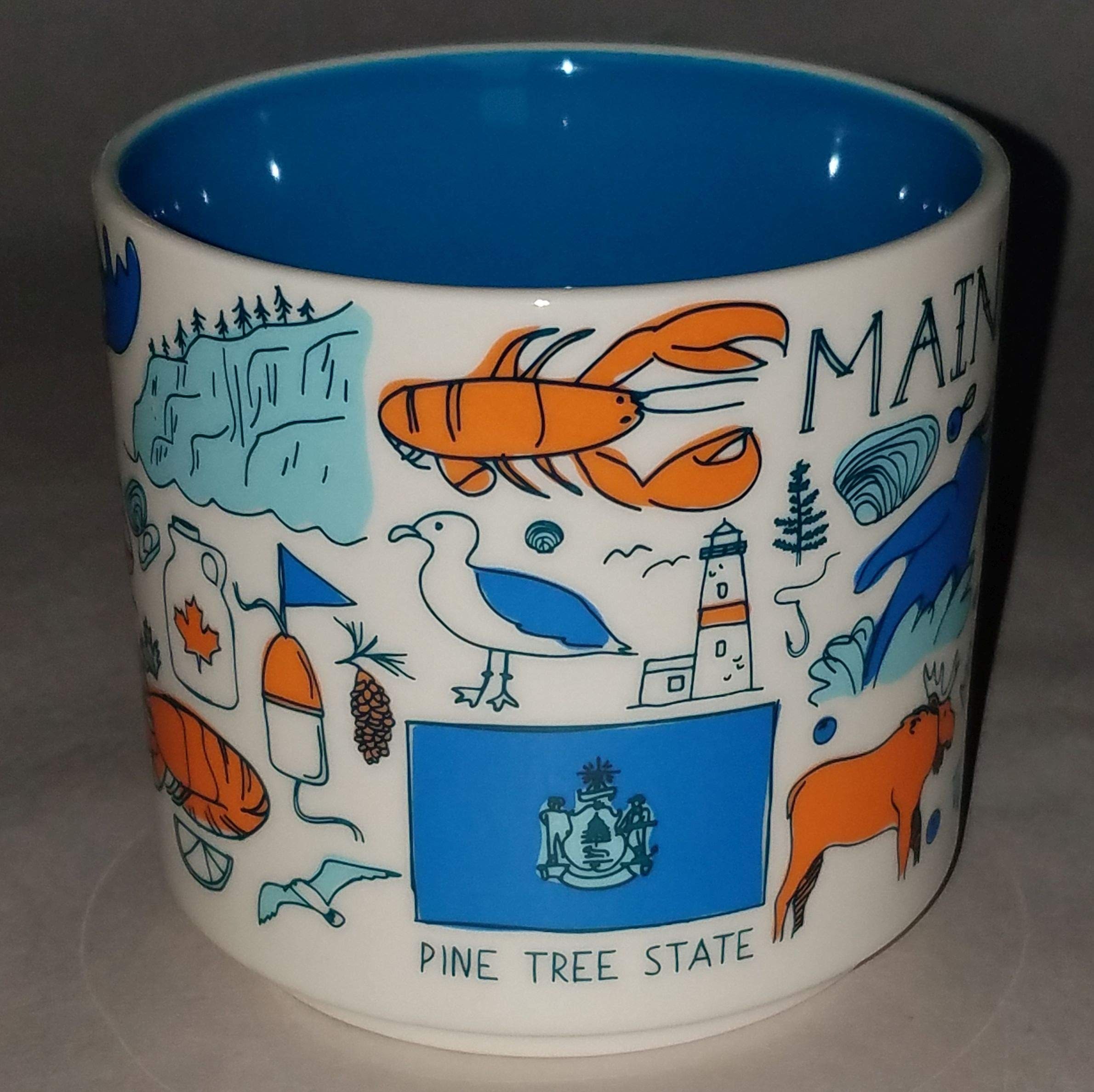 Starbucks Maine Coffee Mug Been There Series Across the Globe Collection