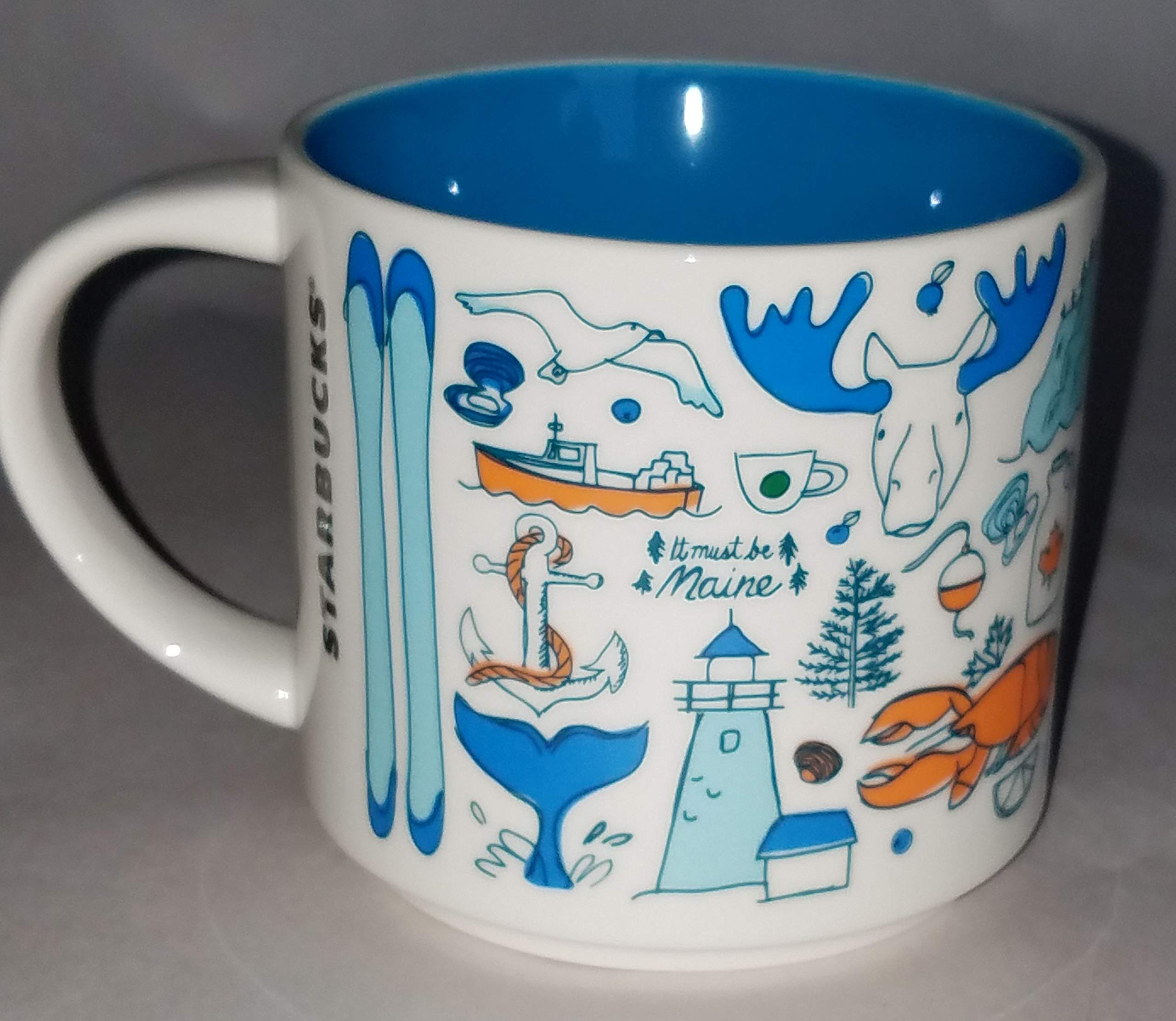 Starbucks Maine Coffee Mug Been There Series Across the Globe Collection