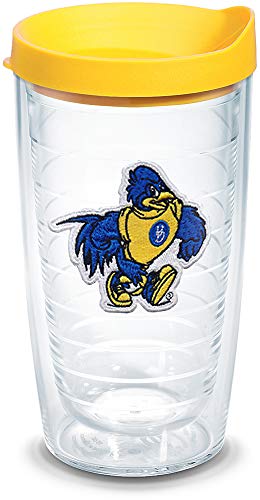 Tervis Made in USA Double Walled University of Delaware Blue Hens Insulated Tumbler Cup Keeps Drinks Cold & Hot, 16oz, Emblem