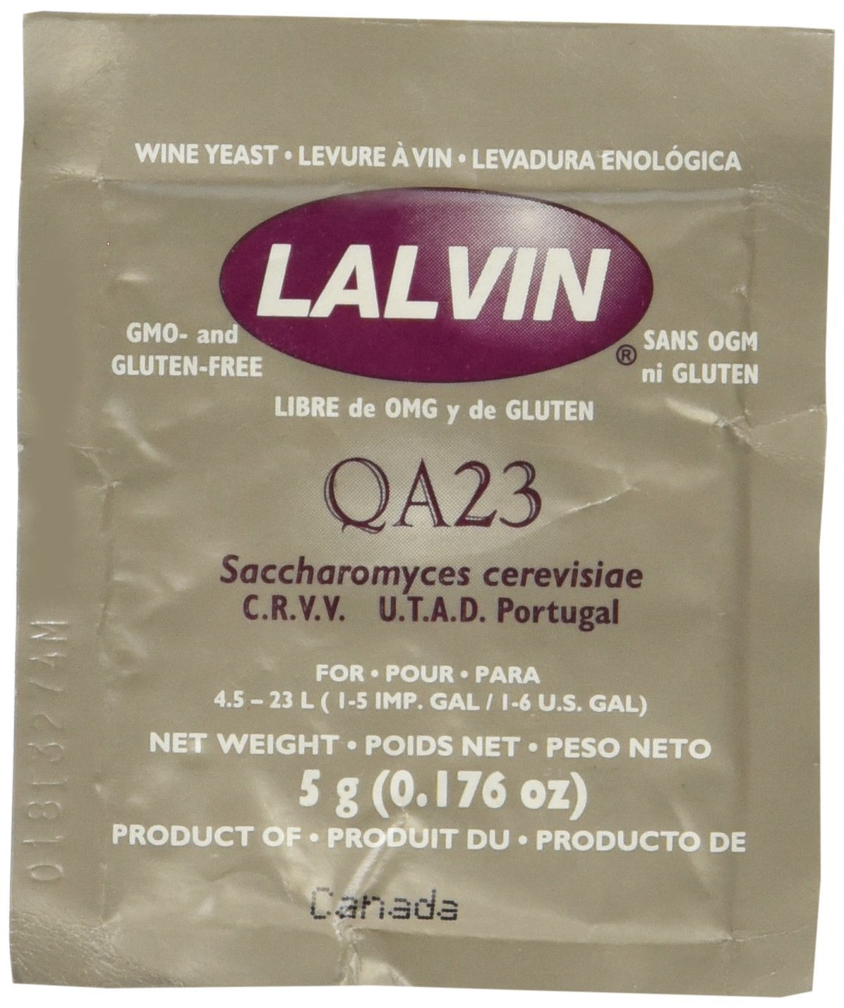 Lalvin QA23 Wine Yeast 5 g