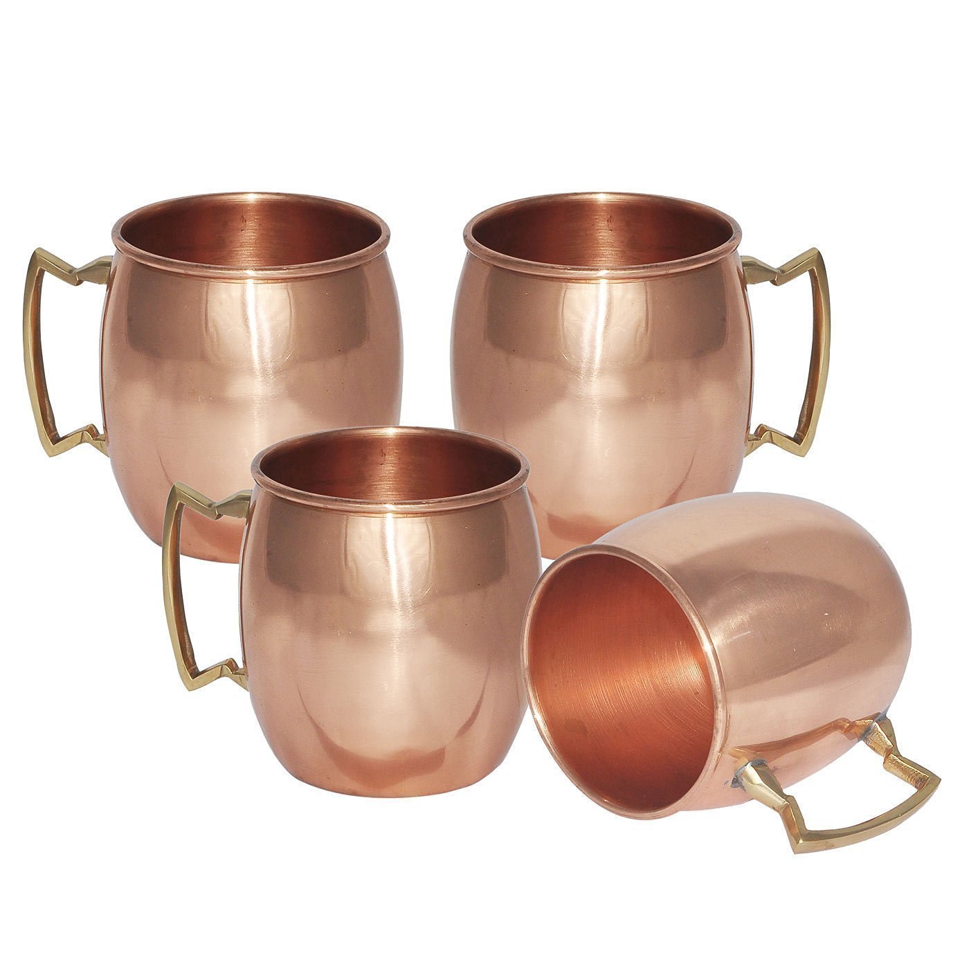 AVS STORE Ã‚Â AVS Store Solid Pure Copper Moscow Mule Mug Brass Handle (4)