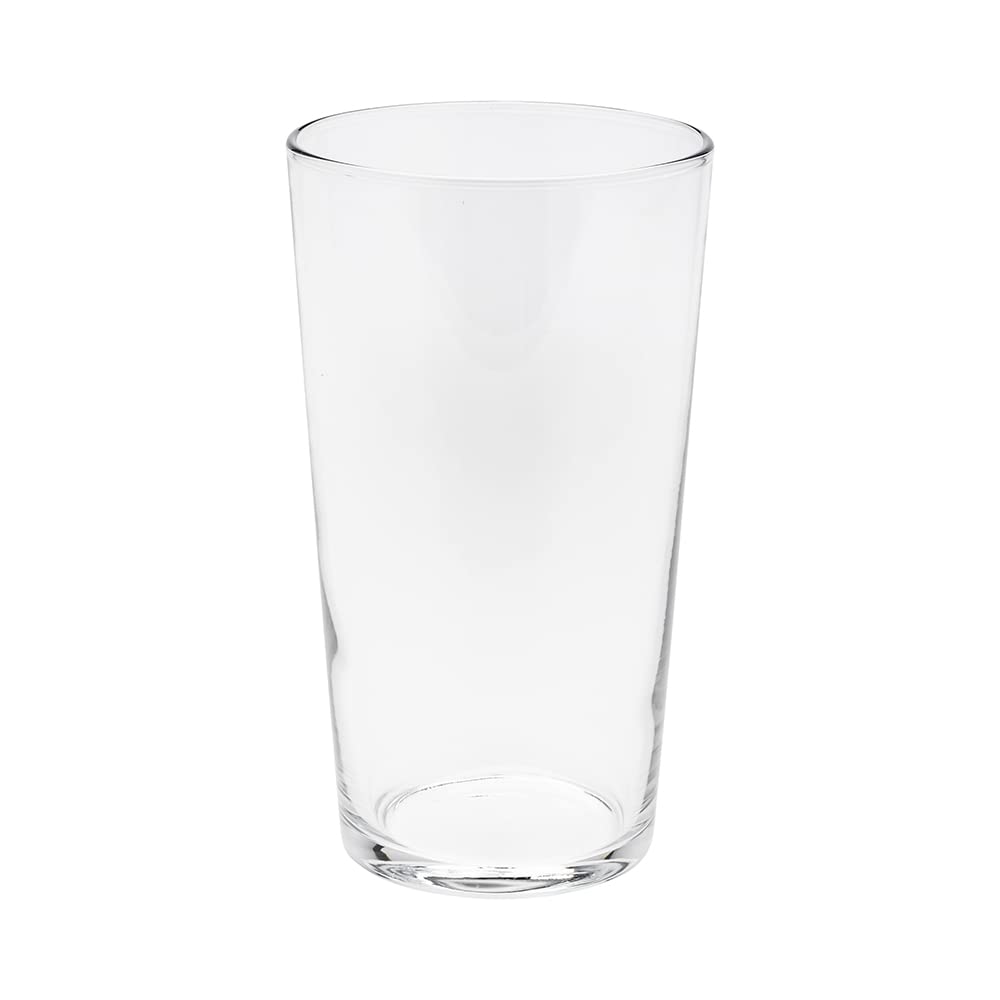 Restaurantware Sumi 19 Ounce Beverage Glasses Set of 6 Fine-Blown Large Drinking Glasses - Tempered Glass Water Glasses Water Juices Or Sodas For Restaurants or Homes