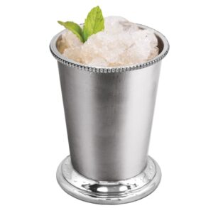 english pewter company 10oz beaded fine quality pewter mint julep cup [bar201]