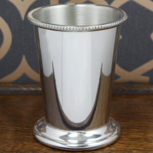 English Pewter Company 10oz Beaded Fine Quality Pewter Mint Julep Cup [BAR201]