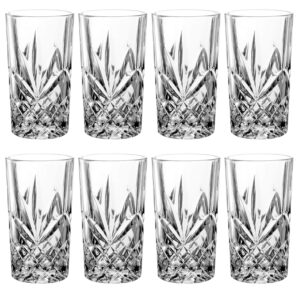 whisky glasses set 12 oz,liqueur spirits glasses snifters round clear drinking glass,rock glasses,old fashioned cocktails glasses bourbon glasses for restaurants,bars,water cups vodka cups 8 pack
