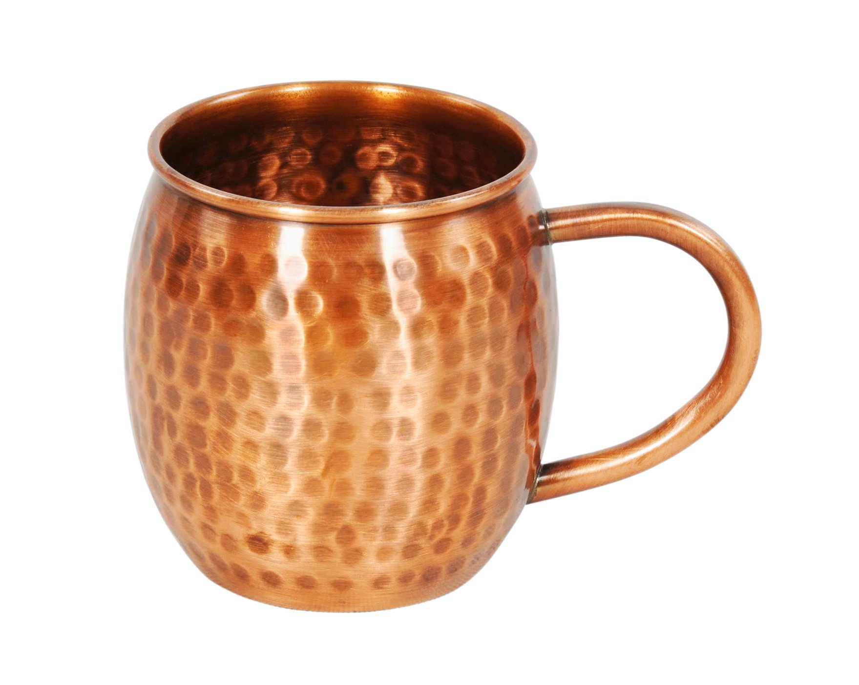 Copper Barrel Mug for Moscow Mules - 16 oz - 100% Pure Copper Mug by Alchemade - Includes FREE E-Recipe book